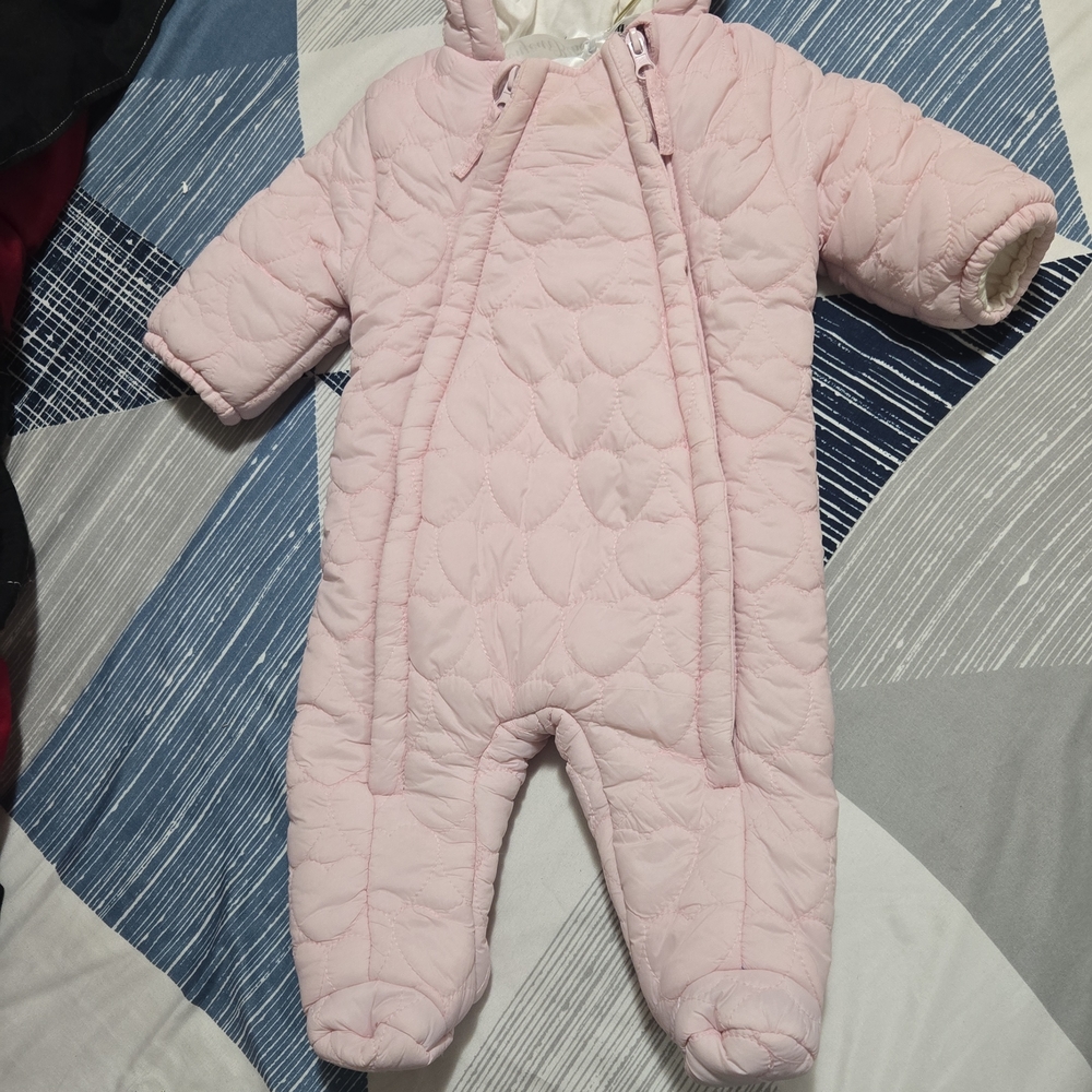 Cozy Pink Quilted Kids Bodysuit